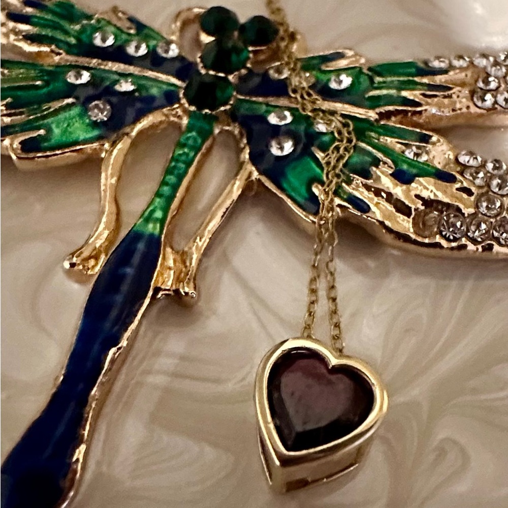 Solitaire Heart Pendant in 14k gold (not filled) Bezel Set